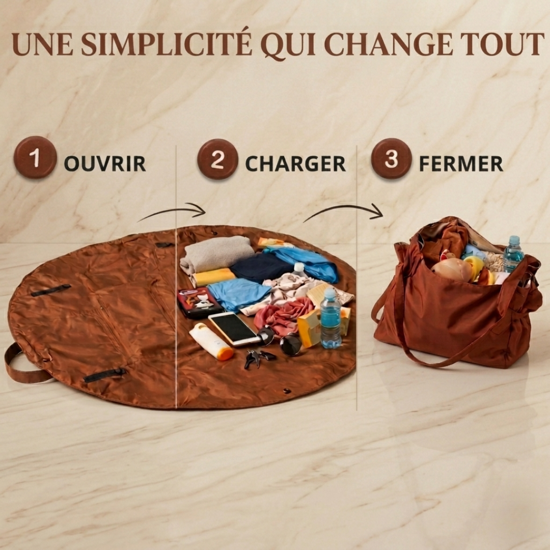 GIONA — Le sac qui range tout en 2 secondes
